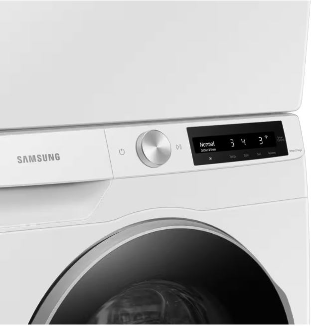 DV25B6900EW/A2 SAMSUNG Stackable 4.0 cu. ft. Smart Dial Electric Dryer with Sensor Dry T3ID02