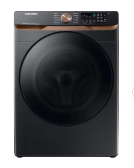 T1ID06 Samsung - 5.0 Cu. Ft. High-Efficiency Stackable Smart Front Load Washer WF50BG8300AVUS