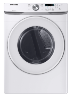 T1ID12 Samsung 7.5 cu. ft. Electric Dryer with Sensor Dry DVE45T6000W/A3