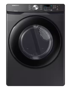 T2ID06 - 7.5-cu ft Stackable Vented Electric Dryer ( Fingerprint Resistant Black Stainless Steel) DVE45T6000V/A3