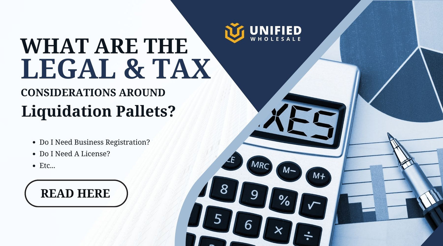 Do I need a business license to flip liquidation pallets? Unified