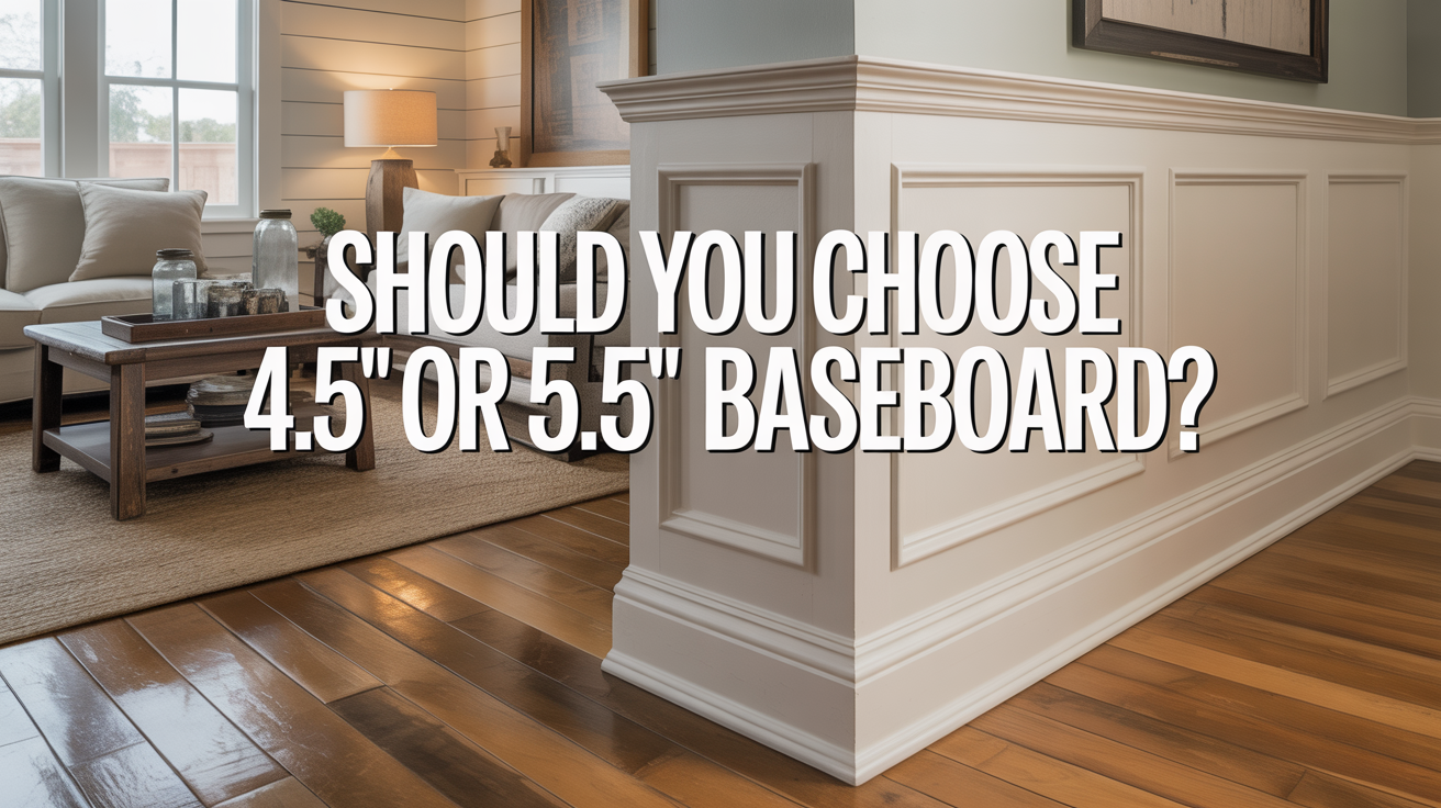 Should You Choose 4.5" or 5.5" Baseboard?