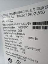 T9ID40 - Frigidaire FRSS2623AS Side-by-Side Refrigerator