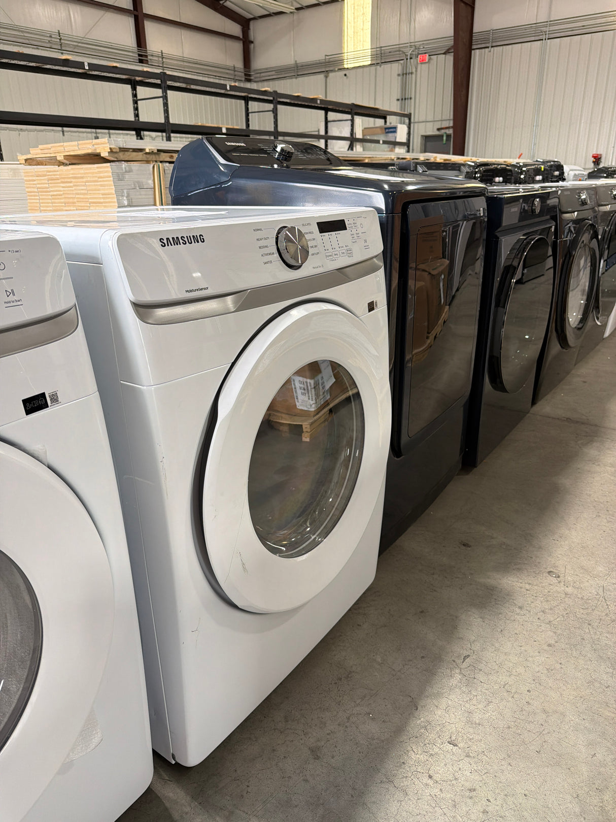 T12ID41 - Samsung DVE45T6000W/A3 7.5 cu. ft. Electric Dryer