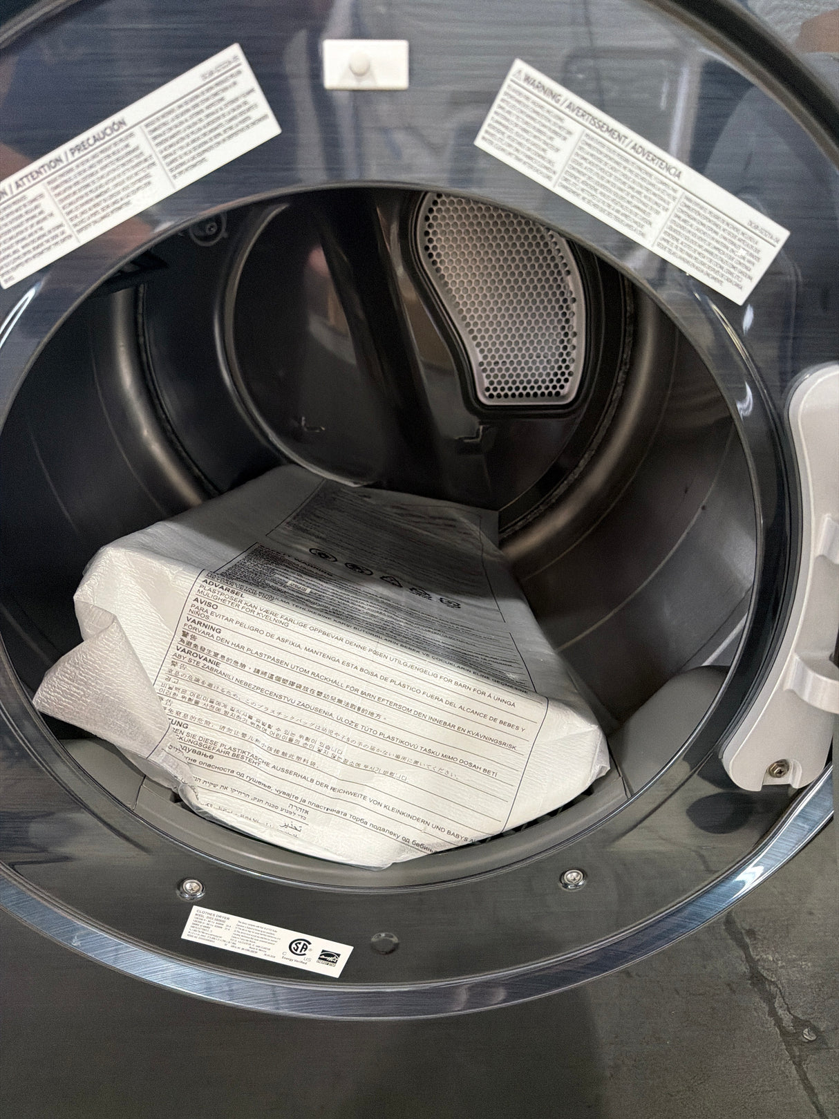 T12ID42 - Samsung DVE53BB8900DA3 7.6 cu. ft. Electric Dryer