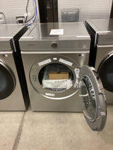 T3ID12 - Samsung - Bespoke 7.6 cu. ft. Ultra Capacity Electric Dryer with AI Optimal Dry and Super Speed Dry - Silver Steel DVE53BB8900TA3