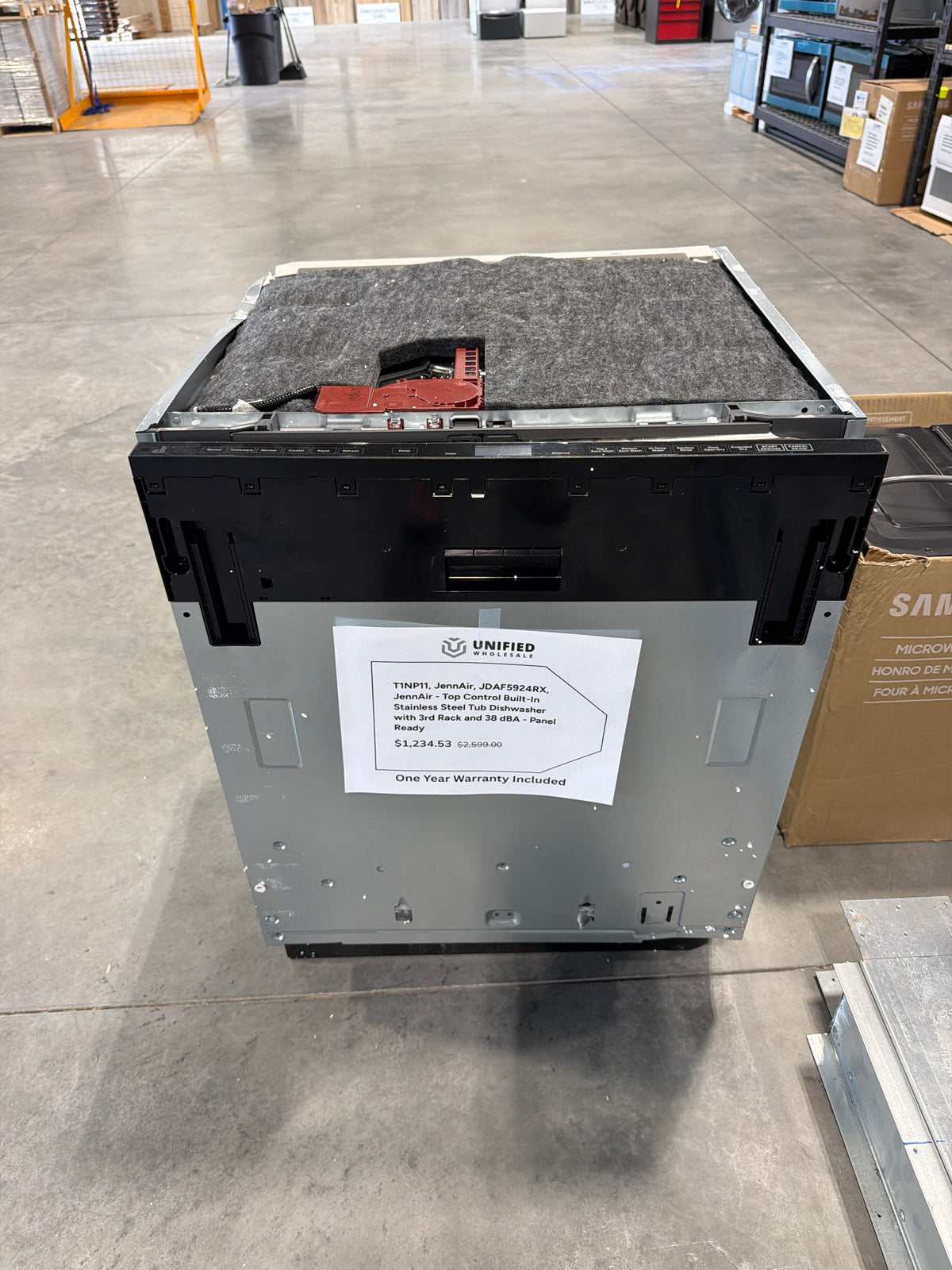 JennAir Top Control Panel-Ready Dishwasher JDAF5924RX – T1NP11