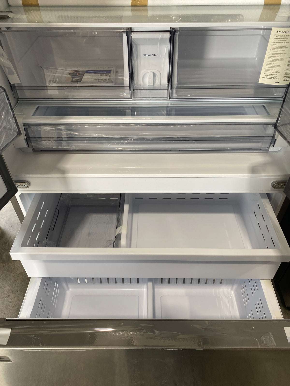 T13ID18 – RF70H25KERAA 23.5 Cu. Ft. French Door Refrigerator – Samsung  Description