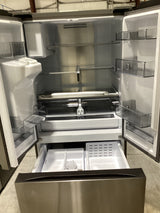 T2ID27 -Standard-Depth Mega Capacity 31-cu ft 3 -Door 36-in Wide Smart Compatible French Door Refrigerator with Triple Ice Maker with Water and Ice Dispenser RF32CG5400SRAA