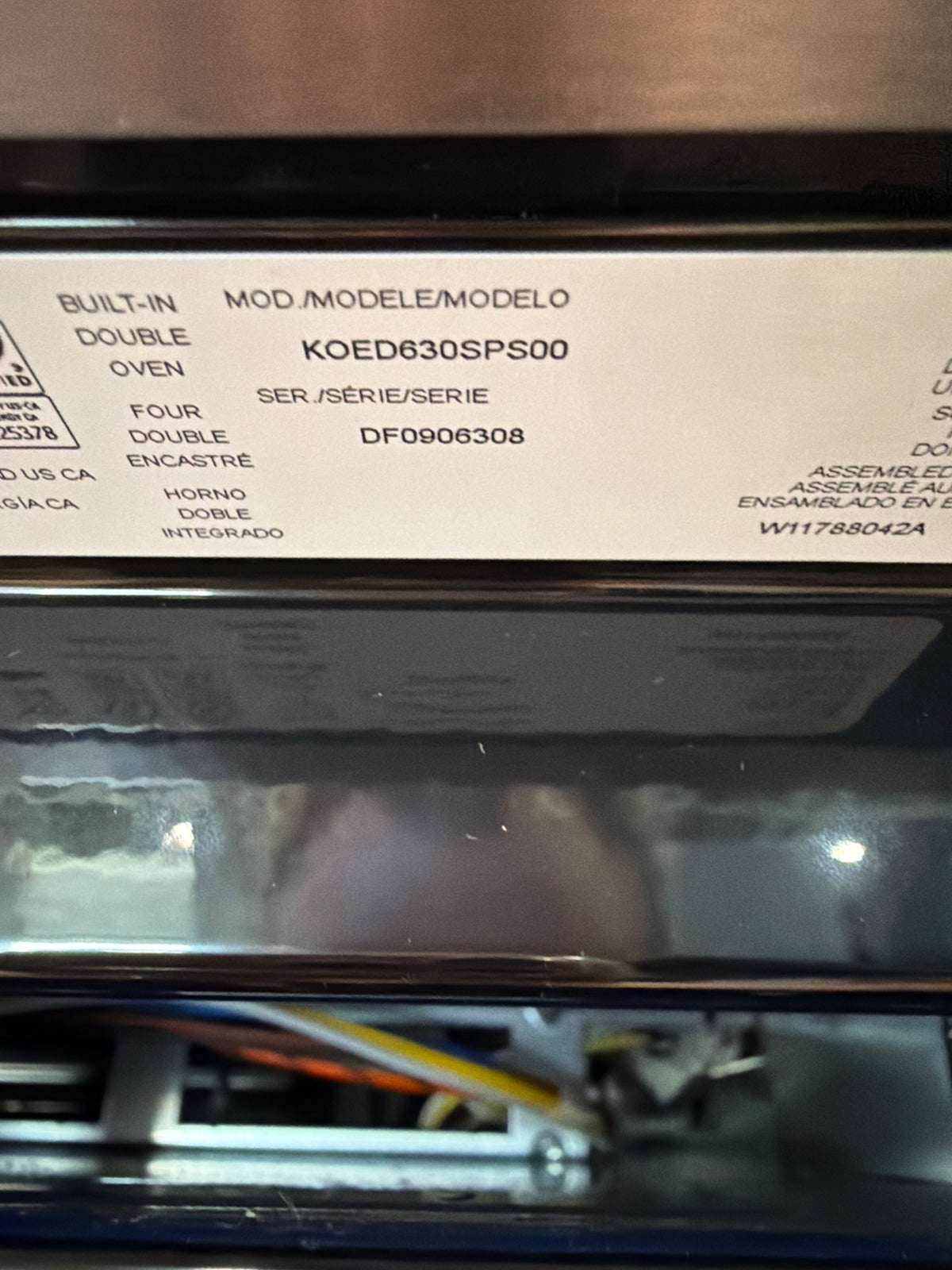 KitchenAid 30 in. Double Electric Wall Oven with Air Fry KOED630SPS - scratch and dent, Nampa ID (photo 5)