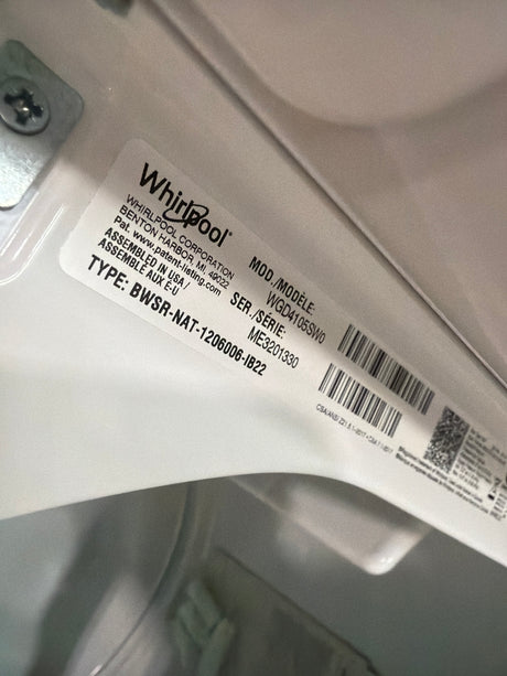 Whirlpool 7.0 cu ft Gas Dryer WGD4105SW - scratch and dent, Nampa ID (photo 5)