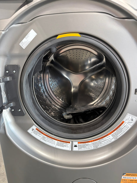 Whirlpool Laundry Tower 4.5 cu ft Washer / 7.4 cu ft Electric Dryer WEF5727TR - scratch and dent, Nampa ID (photo 3)