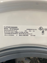 T11ID46 Samsung 4.5 cu ft Front Load Washer WF45T6000AW –