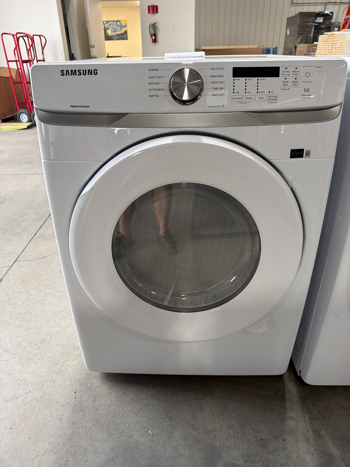 T12ID40 - Samsung DVE45T6000W/A3 7.5 cu. ft. Electric Dryer
