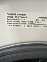 T13ID31 – WF45T6000AW/A5 4.5 Cu. Ft. Front Load Washer – Samsung