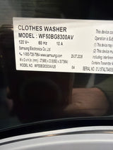 Samsung 5.0 cu ft Smart Front Load Washer WF50BG8300AVUS – T2NP37