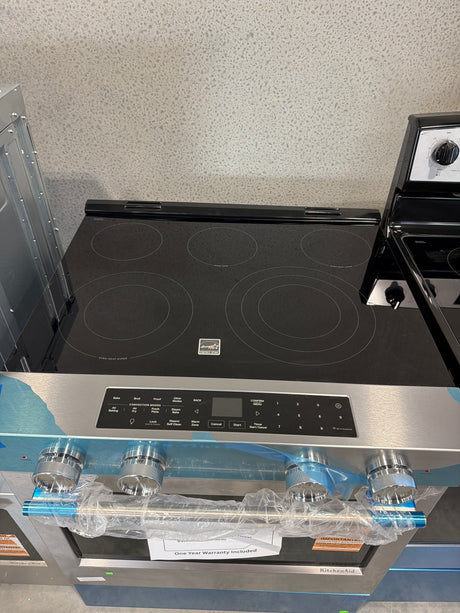 KitchenAid 5.3 cu ft Smart Slide-In Electric Range KSES530SPS - scratch and dent, Nampa ID (photo 3)