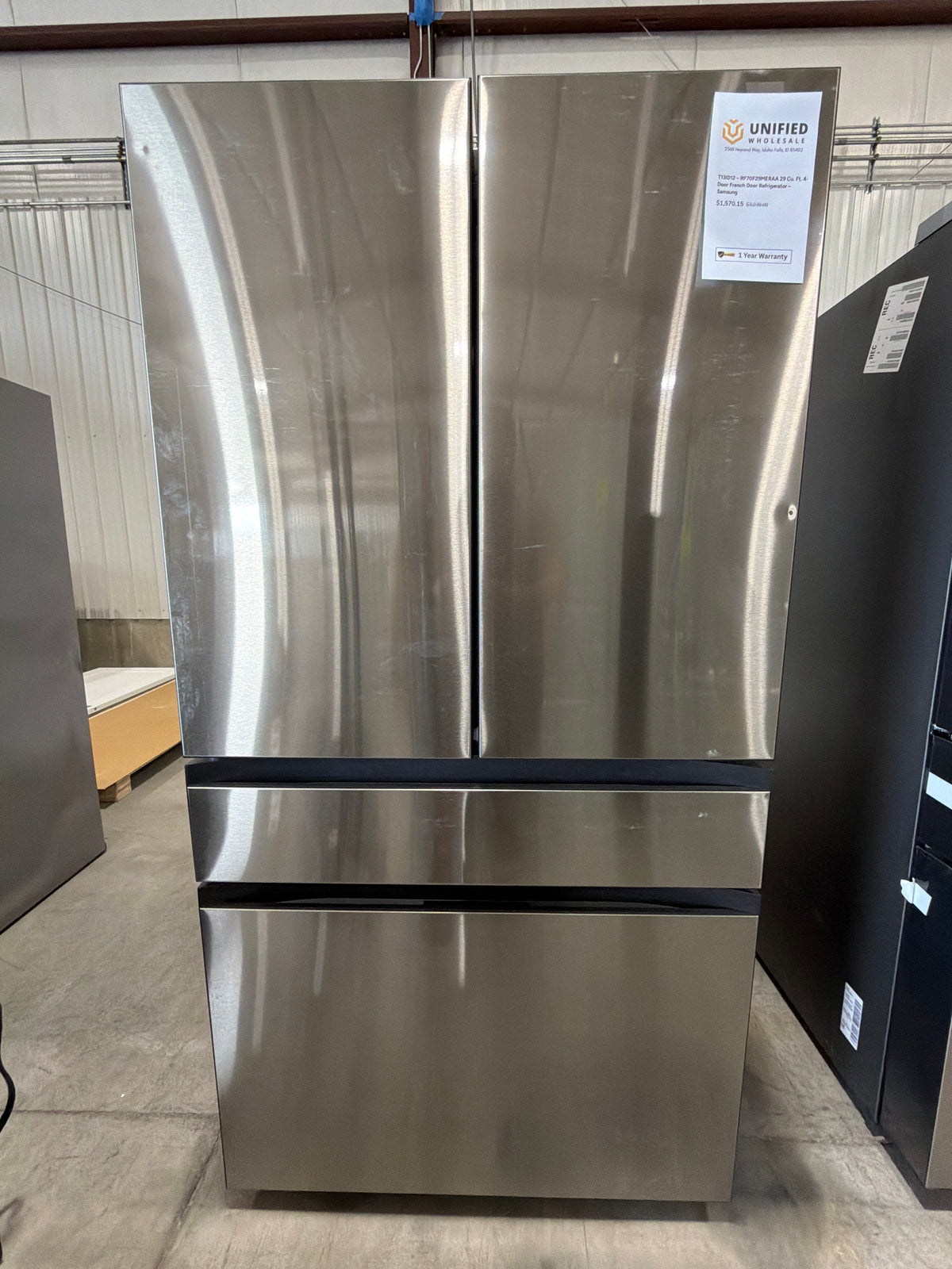 T13ID12 – RF70F29MERAA 29 Cu. Ft. 4-Door French Door Refrigerator – Samsung
