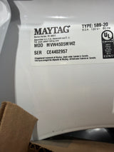 Maytag 4.5 cu ft High Efficiency Top Load Washer MVW4505MW - scratch and dent, Nampa ID (photo 5)
