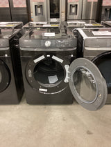 T2ID08 - 7.5-cu ft Stackable Vented Electric Dryer ( Fingerprint Resistant Black Stainless Steel) DVE45T6000V/A3