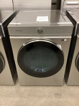 T3ID07 - Samsung - Bespoke 7.6 cu. ft. Ultra Capacity Electric Dryer with AI Optimal Dry and Super Speed Dry - Silver Steel DVE53BB8900TA3