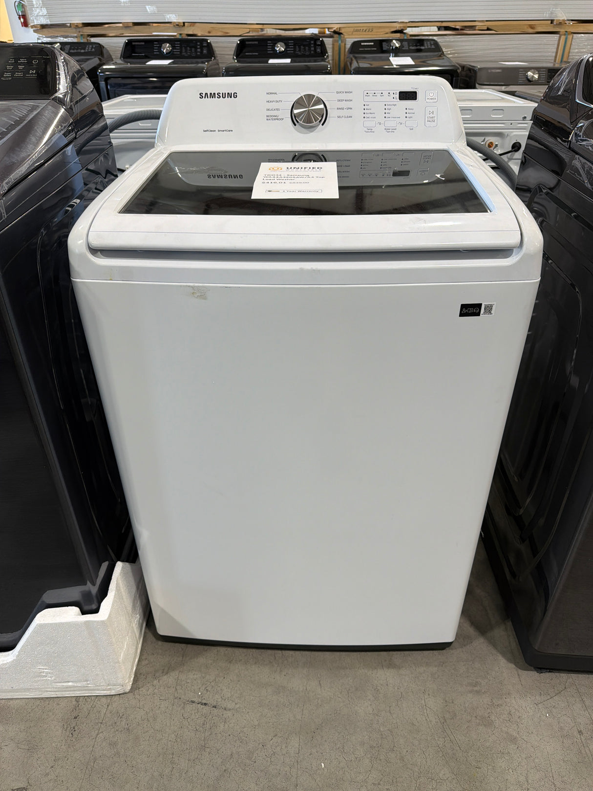 T8ID34 - Samsung WA44A3205AW/A4 Top Load Washer