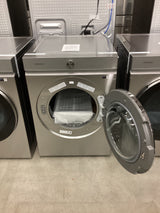 T3ID11 - Samsung - Bespoke 7.6 cu. ft. Ultra Capacity Electric Dryer with AI Optimal Dry and Super Speed Dry - Silver Steel DVE53BB8900TA3