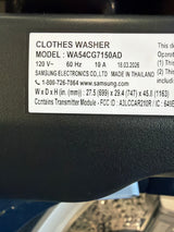 T8ID36 - Samsung WA54CG7150ADA4 Smart Top Load Washer