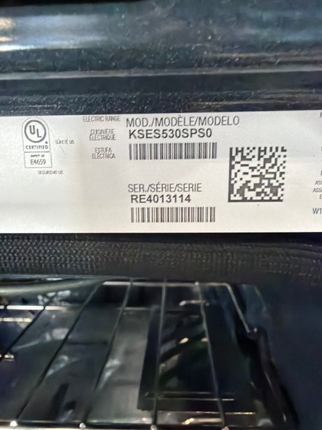 KitchenAid 5.3 cu ft Smart Slide-In Electric Range KSES530SPS - scratch and dent, Nampa ID (photo 5)