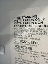 T9ID53 - Frigidaire GRQC2255BF 4-Door Refrigerator