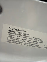 T12ID41 - Samsung DVE45T6000W/A3 7.5 cu. ft. Electric Dryer