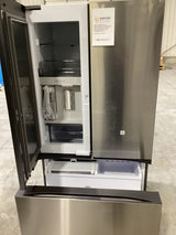 T2ID24 -Bespoke 24 cu. ft. Counter Depth 3-Door French Door Smart Refrigerator in Stainless Steel with Beverage Center RF24BB6600QLAA