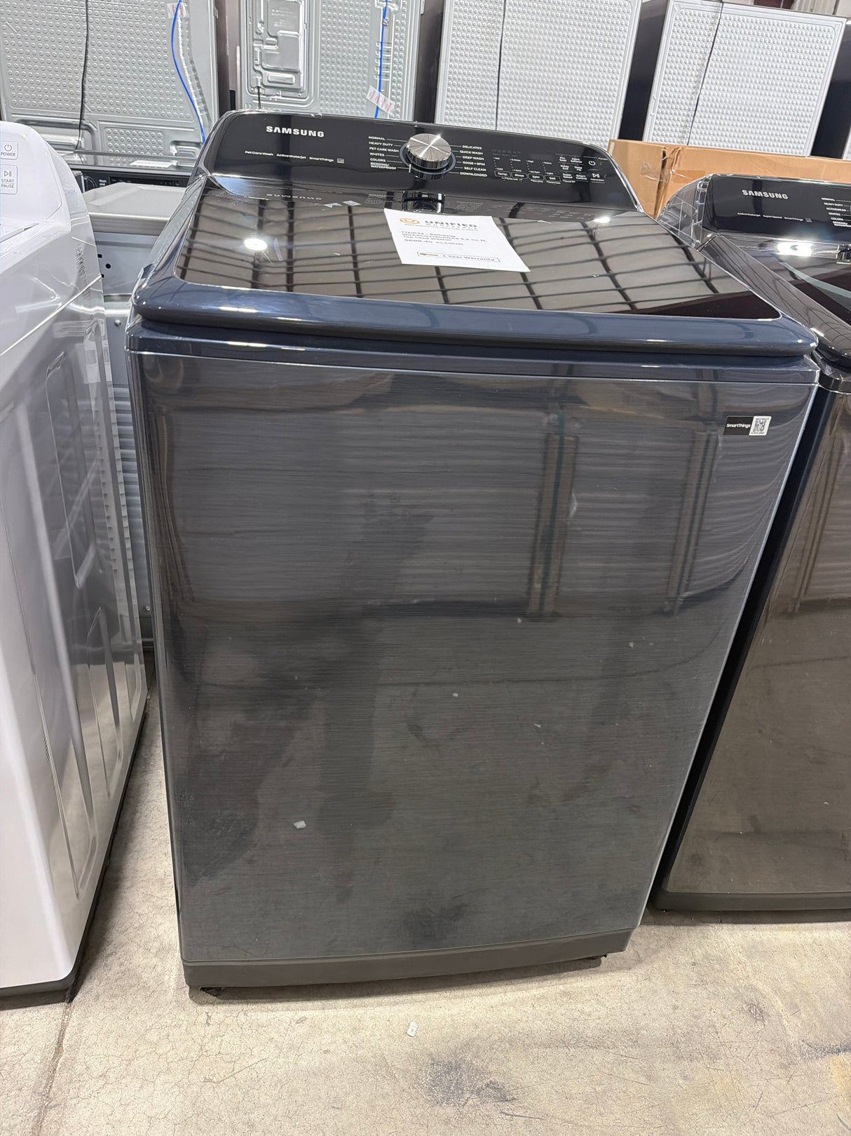 T12ID34 - Samsung WA54CG7150ADA4 5.4 cu. ft. Top Load Washer