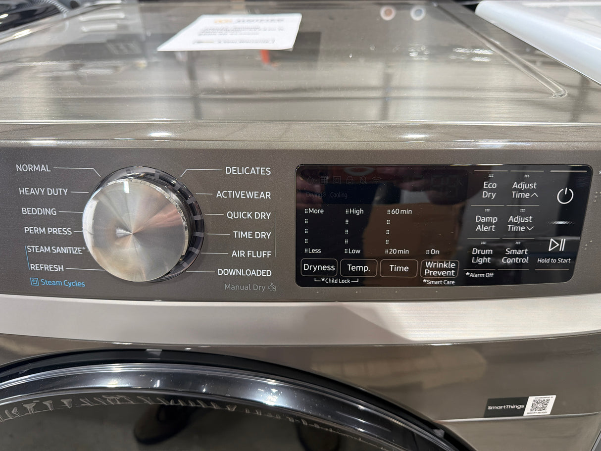 T12ID43 - Samsung DVE45B6300P/A3 7.4 cu. ft. Electric Dryer