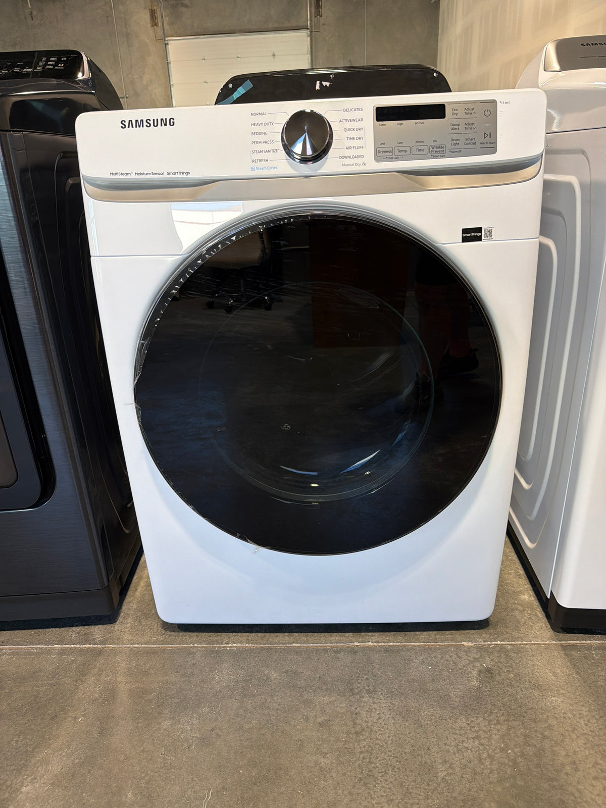 Samsung 7.5 cu ft Smart Electric Dryer with Steam Sanitize+ DVE45B6300W/A3 – T2NP03