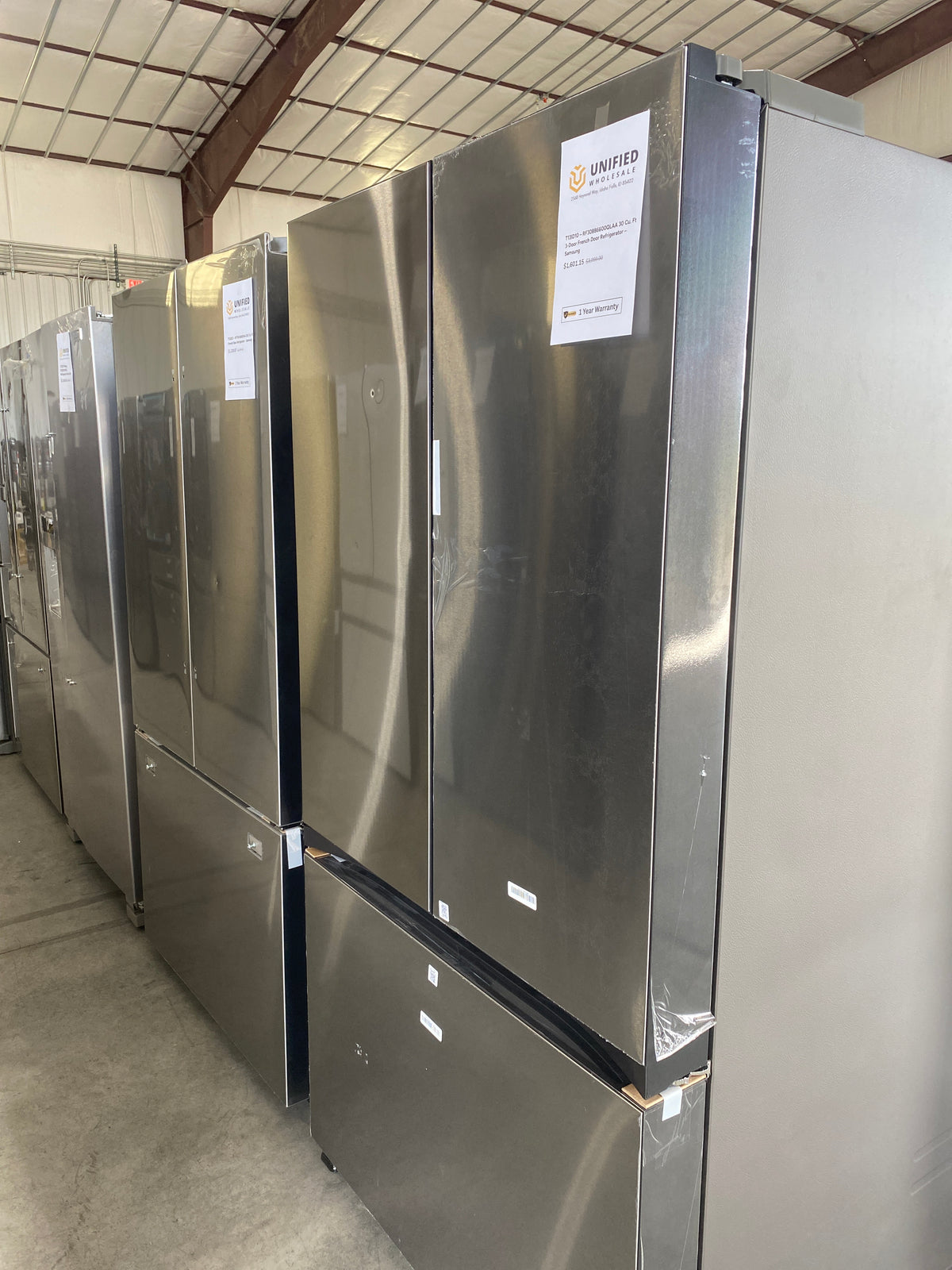 T13ID10 – RF30BB6600QLAA 30 Cu. Ft. 3-Door French Door Refrigerator – Samsung