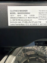 T12ID30 - Samsung WA52DG5500AVUS 6.0 cu. ft. Top Load Washer