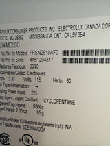 T9ID37 - Frigidaire FRSN2610AF Side-by-Side Refrigerator