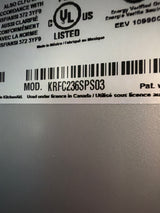 KitchenAid 24 cu ft Counter Depth French Door Refrigerator KRFC236SPS - scratch and dent, Nampa ID (photo 8)