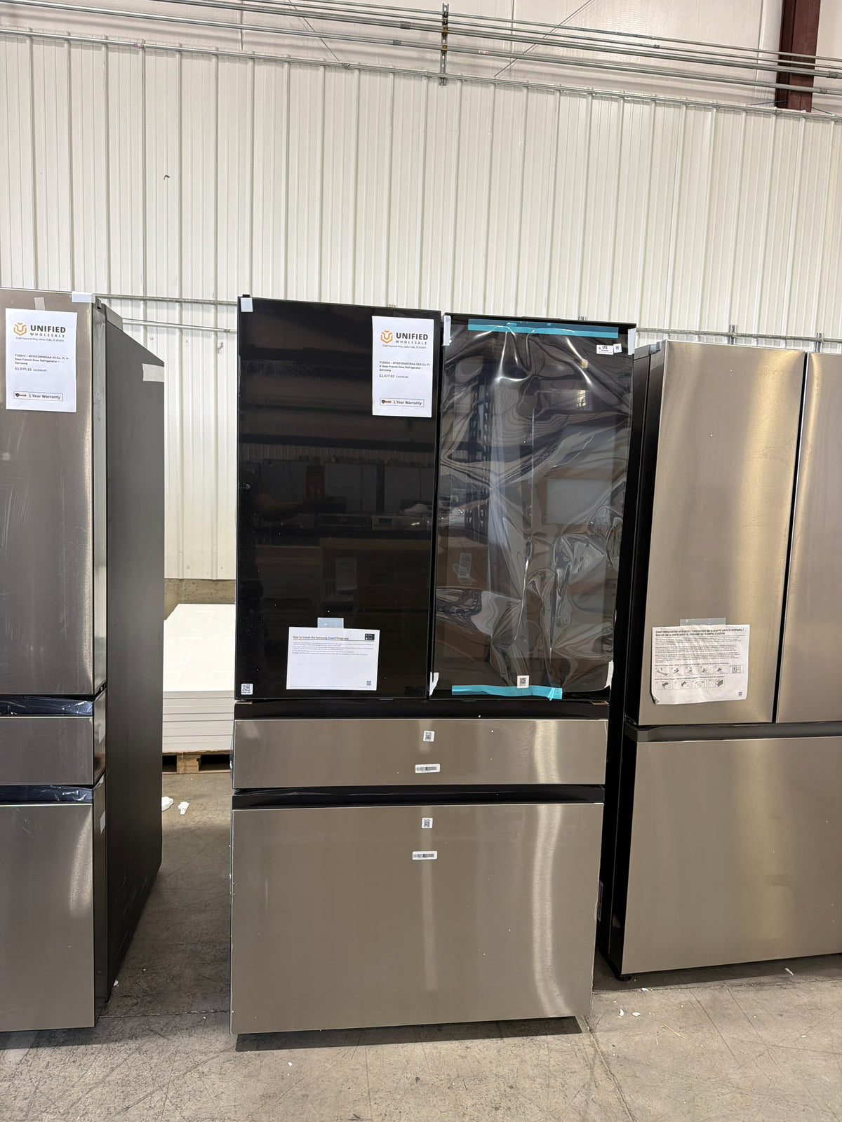 T13ID04 – RF90F29AECRAA 28.6 Cu. Ft. 4-Door French Door Refrigerator – Samsung