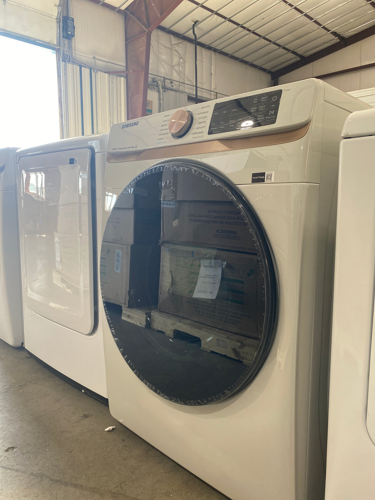 T11ID06 Samsung 7.5 cu ft Smart Electric Dryer with Steam DVE50BG8300EA3 –