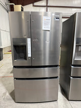 T6ID35 - Frigidaire - 36 in. 26 cu. ft. Standard-Depth 4-Door French Door Refrigerator in Fingerprint-Resistant Stainless Steel Look FRMS274TAV