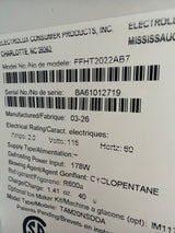 T9ID14 - Frigidaire FFHT2022AB Top Freezer Refrigerator