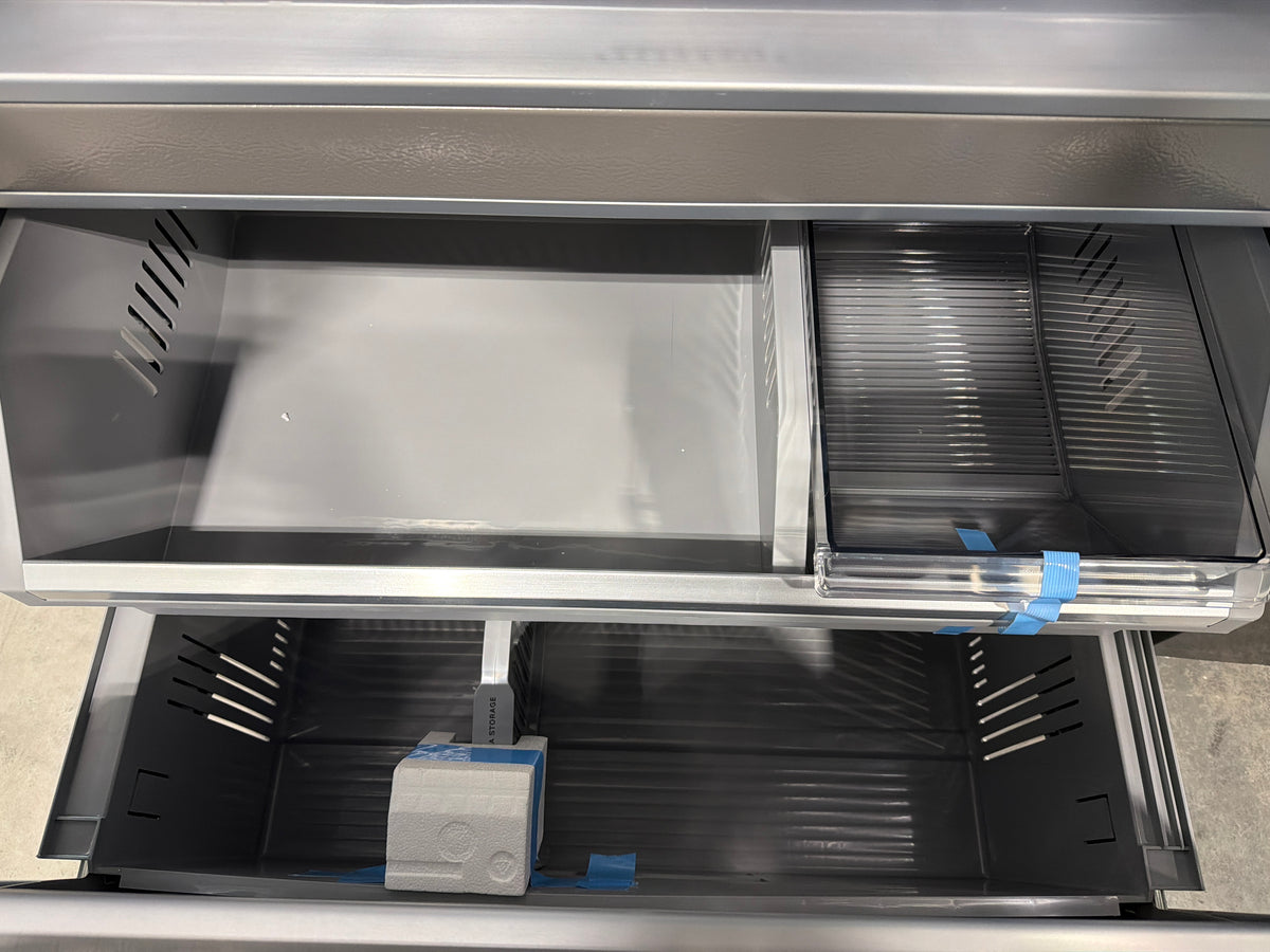 KitchenAid 24 cu ft Counter Depth French Door Refrigerator KRFC236SPS - scratch and dent, Nampa ID (photo 6)