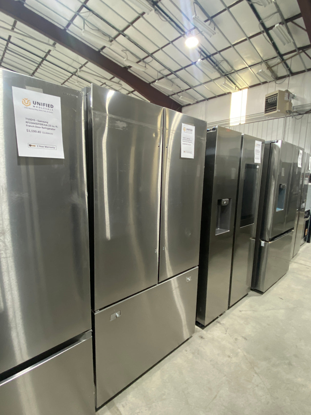 T12ID10 - Samsung RF70H25KERAA 25 cu. ft. French Door Refrigerator