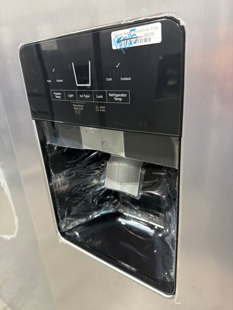 Whirlpool 24.6 cu ft Side-by-Side Refrigerator WRS325SDHZ - scratch and dent, Nampa ID (photo 3)