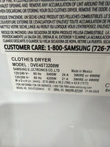 T8ID04 - Samsung DVE45T3200W/A3 Electric Dryer