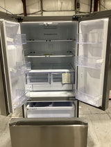 T2ID28 -Samsung - 22 cu. ft. 3-Door French Door Smart Refrigerator with External Water Dispenser RF22A4221SR/AA