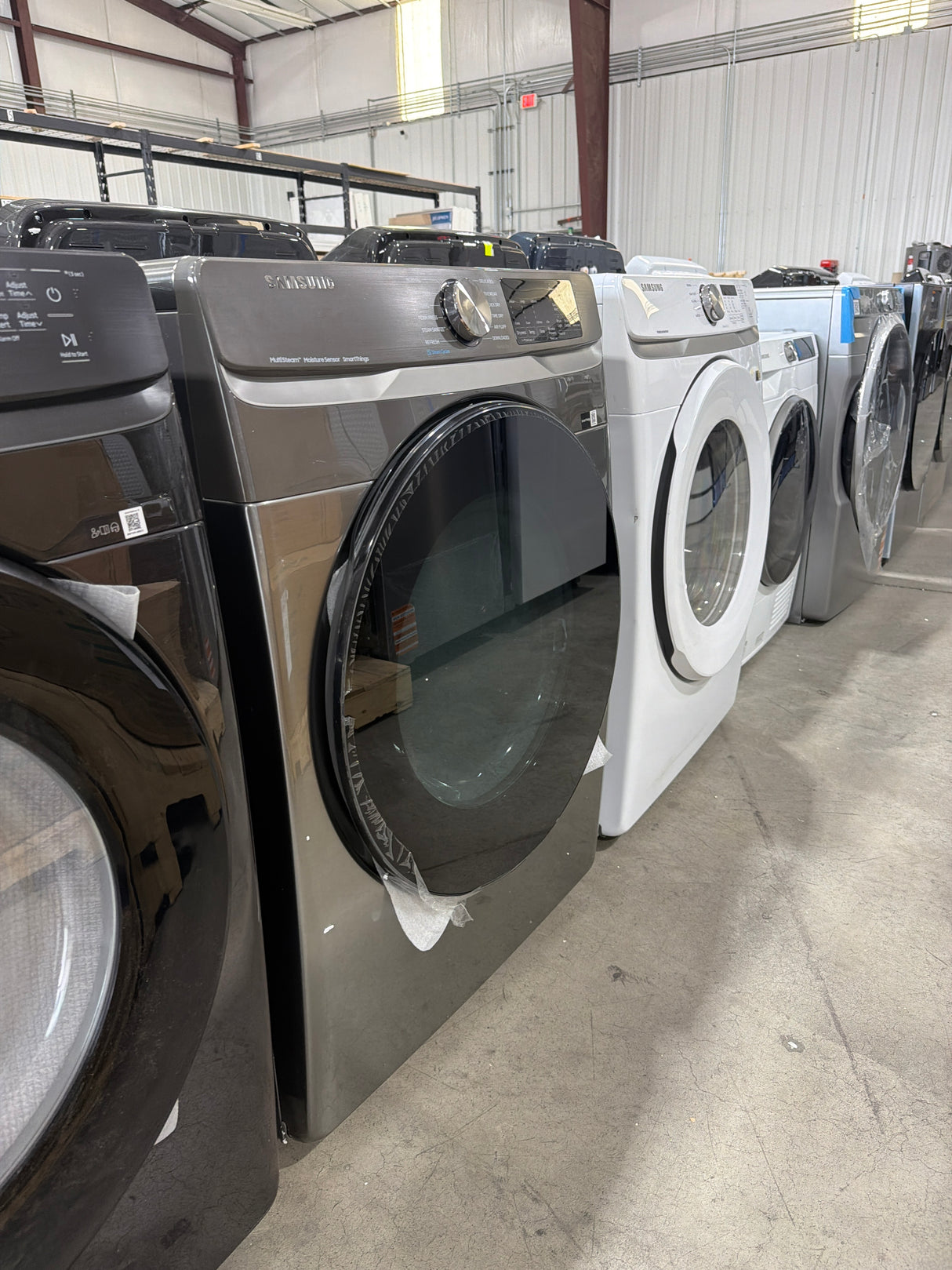 T12ID43 - Samsung DVE45B6300P/A3 7.4 cu. ft. Electric Dryer