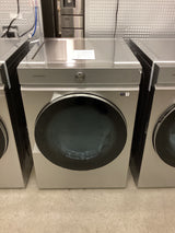 T3ID09 - Samsung - Bespoke 7.6 cu. ft. Ultra Capacity Electric Dryer with AI Optimal Dry and Super Speed Dry - Silver Steel DVE53BB8900TA3